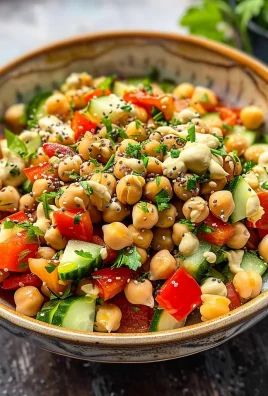 Tahini Lemon Chickpea Salad: A Refreshing Delight!