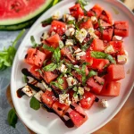 Watermelon Basil Feta Salad