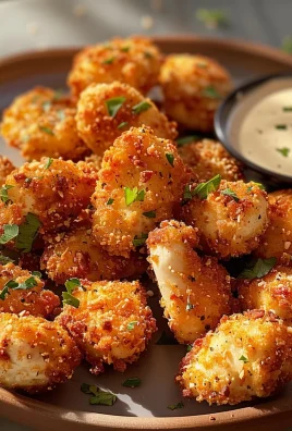 Air Fryer Ranch-Crusted Chicken Bites