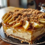 Apple Crisp Cheesecake Delight: A Delicious Fusion of Flavors