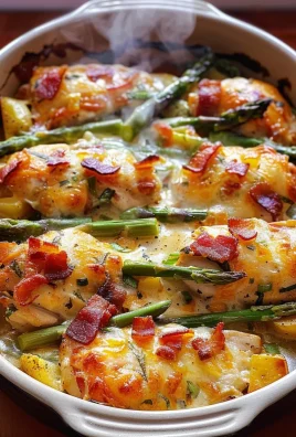 Asparagus & Bacon Chicken Potato Casserole