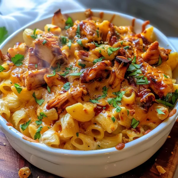 BBQ Chicken Mac and Cheese