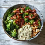 Bacon Broccoli and Ranch Chicken Salad