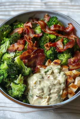 Bacon Broccoli and Ranch Chicken Salad