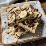 Banana & Nutella Frozen Yogurt Bark