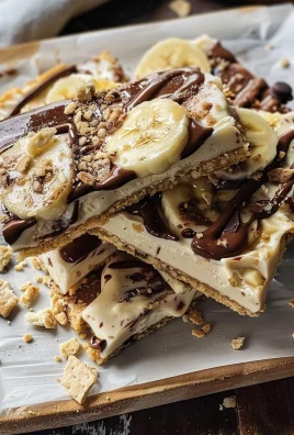 Banana & Nutella Frozen Yogurt Bark