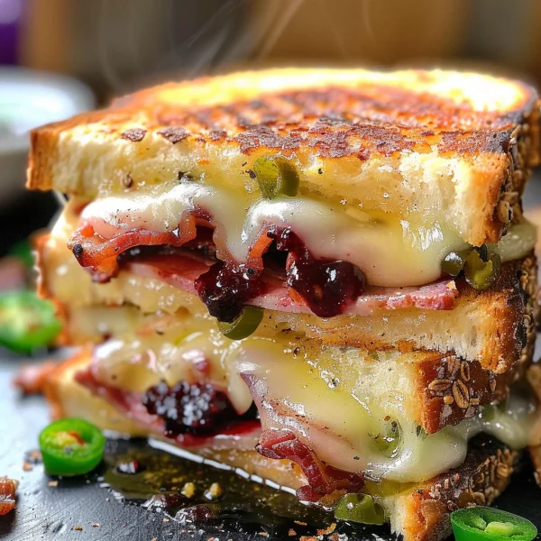 Blackberry Bacon Grilled Cheese