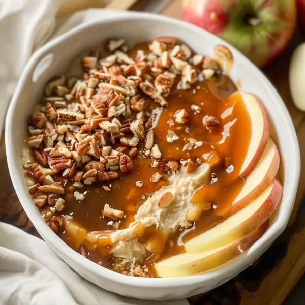Caramel apple cheesecake dip recipe