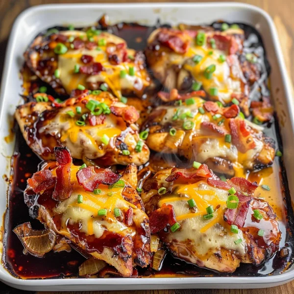 Cheesy Bacon BBQ Chicken