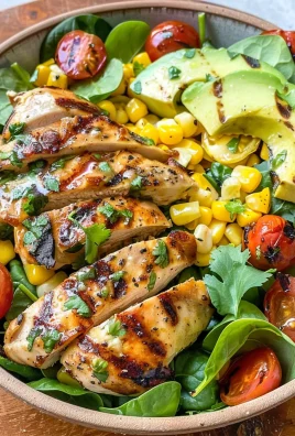 Cilantro Lime Grilled Chicken Salad