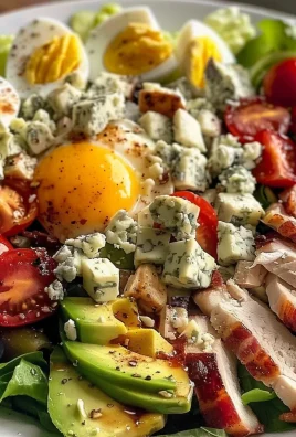 Classic American Cobb Salad with Crispy Bacon