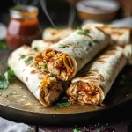 Crispy BBQ Chicken Wraps