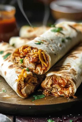 Crispy BBQ Chicken Wraps