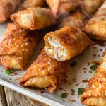 Crispy Crab Cake Egg Rolls: A Savory Seafood Snack Delight
