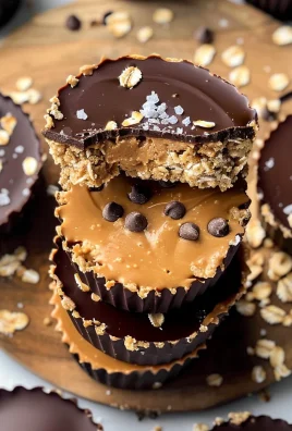 Easy No Bake Peanut Butter Oat Cups