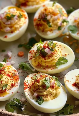 Elote Deviled Eggs: 12 Fiesta Delights
