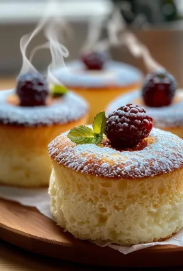 Fluffy Japanese Cotton Cheesecake Cupcakes