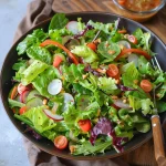 Fresh Mixed Greens Side Salad (for Steak, Pasta, & More!)