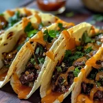 Garlic Butter Honey BBQ Tacos