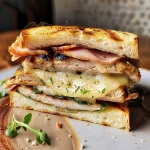 Grilled Chicken Cordon Bleu Sandwich