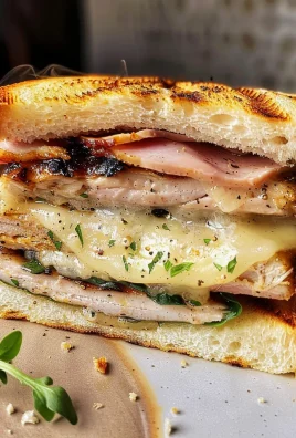 Grilled Chicken Cordon Bleu Sandwich