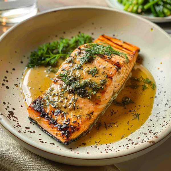 Grilled Salmon with Dijon Mustard Sauce: A Flavorful Delight!