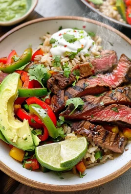 High Protein Steak Fajita Bowl