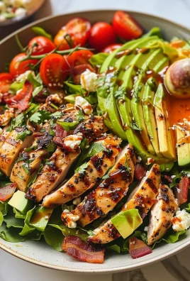 Honey Mustard Chicken Salad with Avocado, Bacon & Goat Cheese