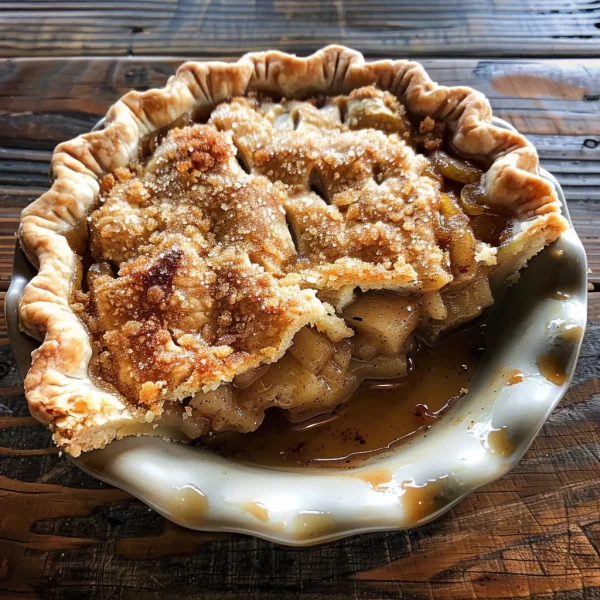 Hot Buttered Rum Apple Pie