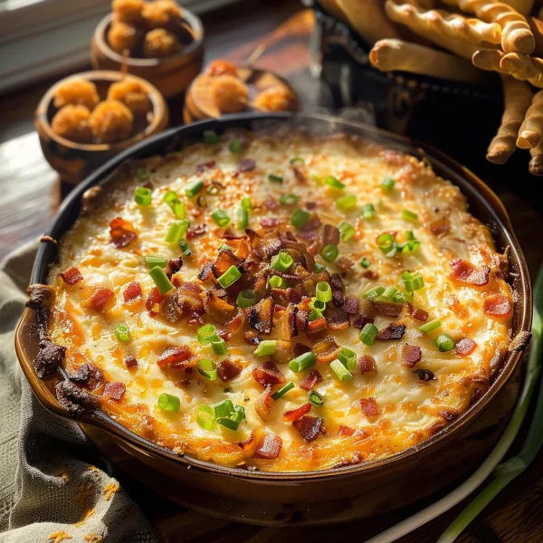 Hot Smoked Gouda Bacon Dip