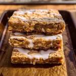 Iced Oatmeal Cookie Bars Recipe