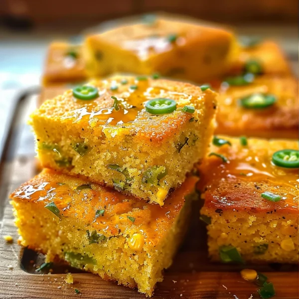 Jalapeño Cornbread with Lime Honey Glaze