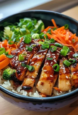 Korean BBQ Chicken Bowls with Gochujang Cream Sauce Awaits!