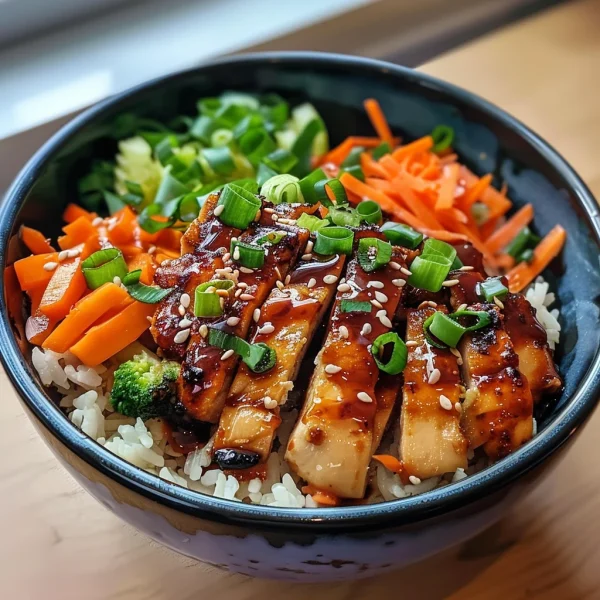 Korean BBQ Chicken Bowls with Gochujang Cream Sauce Awaits!