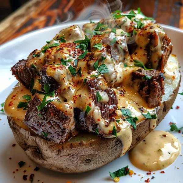 Loaded Steak Potato