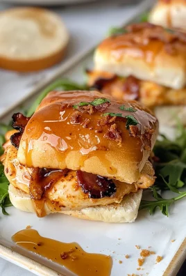 Maple Chicken Bacon Sliders