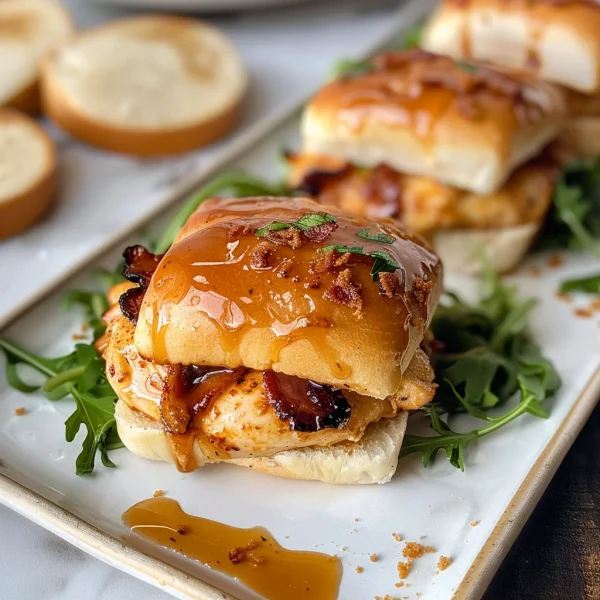 Maple Chicken Bacon Sliders