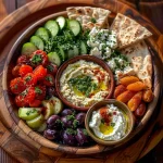 Mediterranean Mezze Tapas Platter – Easy Shareable Appetizer for Parties & Light Meals