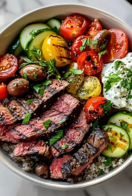 Mediterranean Steak Bowl Recipe