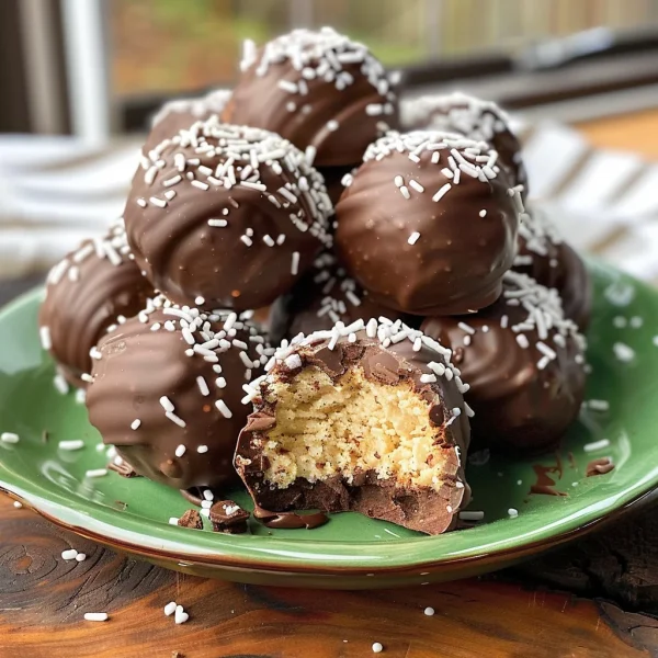 No Bake Baileys Irish Cream Cookie Balls