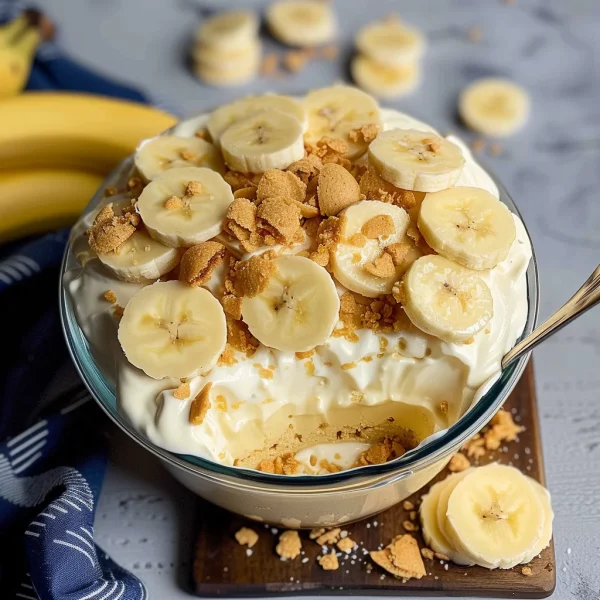 No Bake Banana Pudding