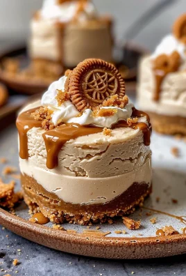 No Bake Mini Biscoff Cheesecakes