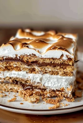 No Bake S'mores Cake