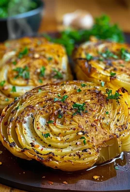 Oven Roasted Garlic Cabbage Steaks