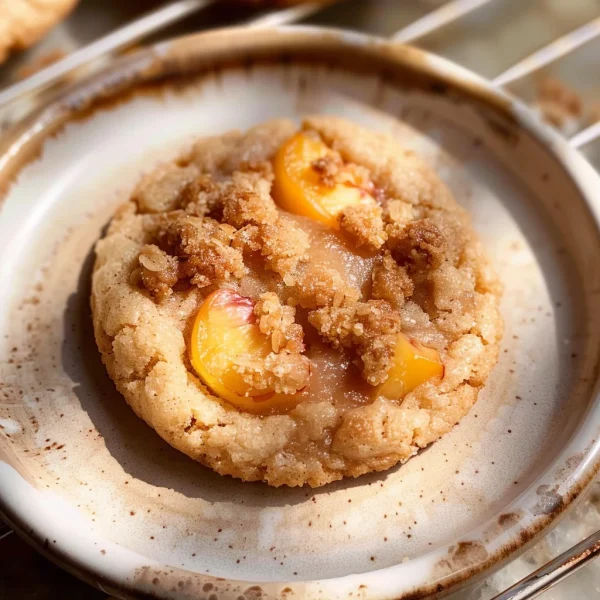 Peach Cobbler Cookies