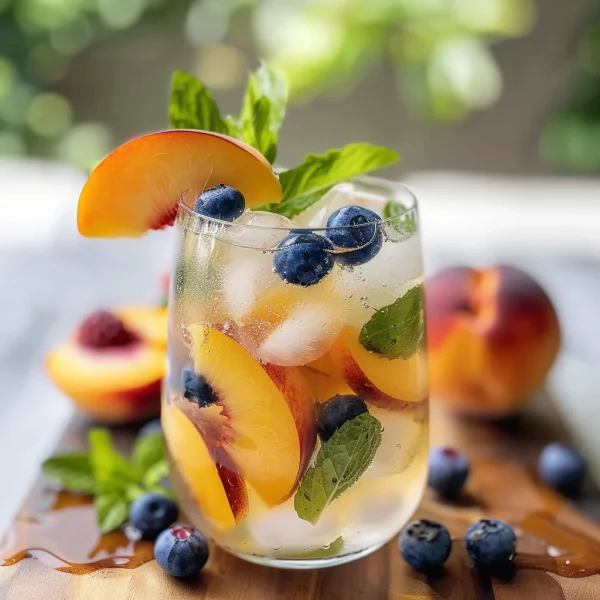 Refreshing Peach Sangria