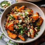 Roasted Sweet Potato Salad with Lentils