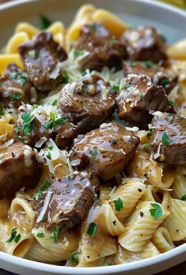 Savory Steak Bites & Pasta