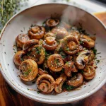 Steakhouse Garlic Butter Mushrooms