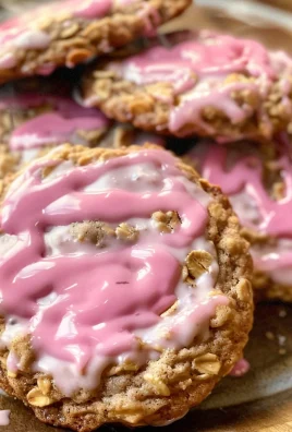 Strawberry Iced Oatmeal Cookies Recipe